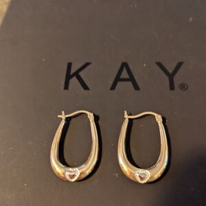 Vintage 10kt Gold Oval Earrings